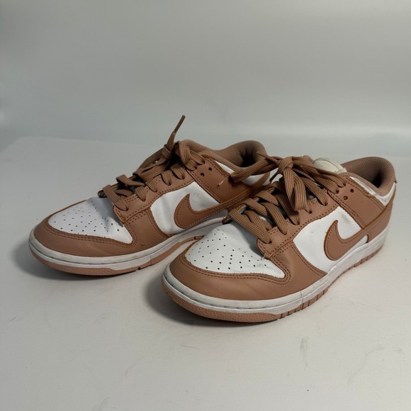 Nike Shoes - Nike Dunk Low Women's Size 8 White/Rose Whisper DD1503 118